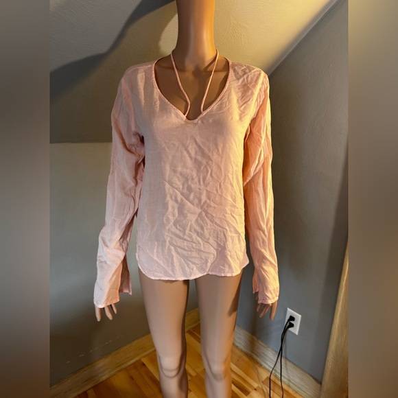 Cloth & Stone Blush Pink  Long Sleeve Top Size Small NWOT - Picture 2 of 4
